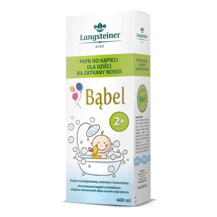 Langsteiner Kids Bbel, дитячий лосьйон для ванни від закладеності носа, від 2 років, 400 мл