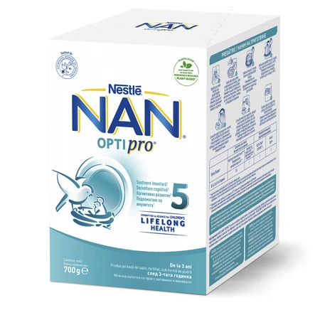 Суха молочна суміш Nestle Nan 5 Optipro, для дітей віком від 3 років, 700 г: ціни та характеристики