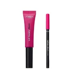 L'Oreal Lip Lipstick + L'Oreal Lip Kit Paint 202 King Pink