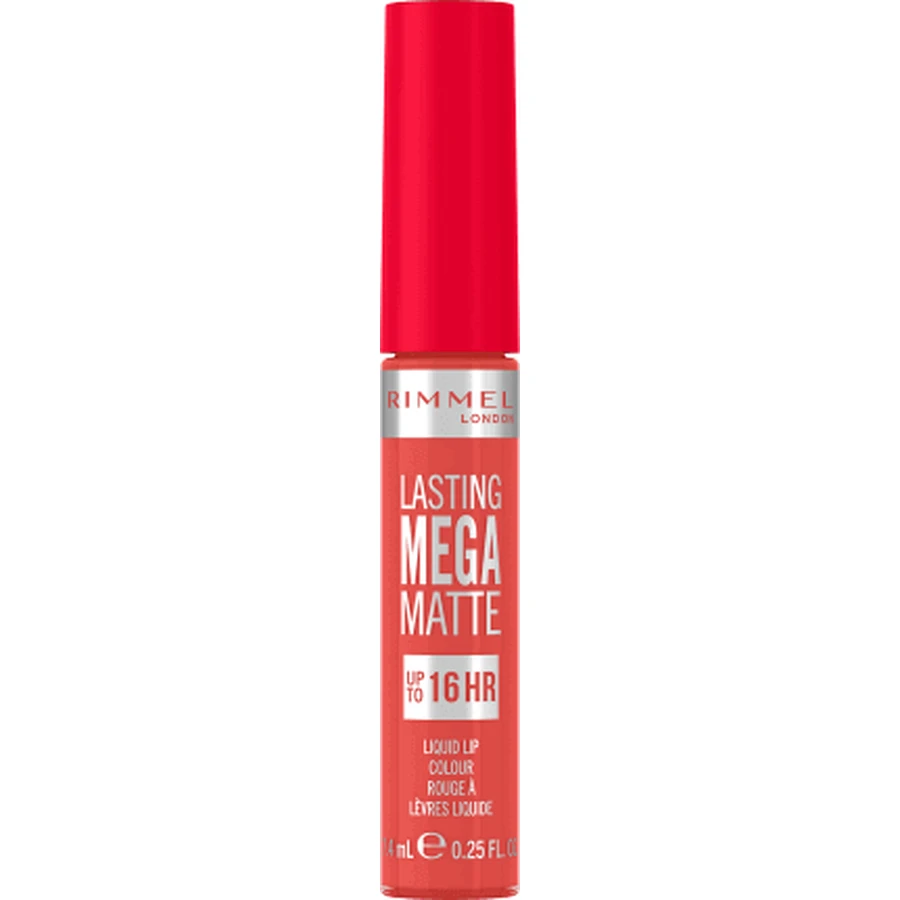 Rimmel London Lasting Mega Matte Liquid Жидкая помада N.600 CORAL SASS, 1 шт.: цены и характеристики