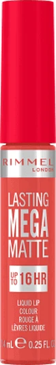 Rimmel London Lasting Mega Matte Liquid Жидкая помада N.600 CORAL SASS, 1 шт.