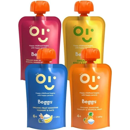 Beggs BIO Микс фруктовых закусок 4 х 120 г: цены и характеристики