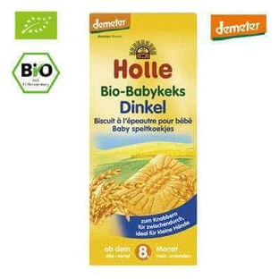 Печенье из пшеничной полбы Eco, +8 месяцев, 150 г, Holle Baby Food