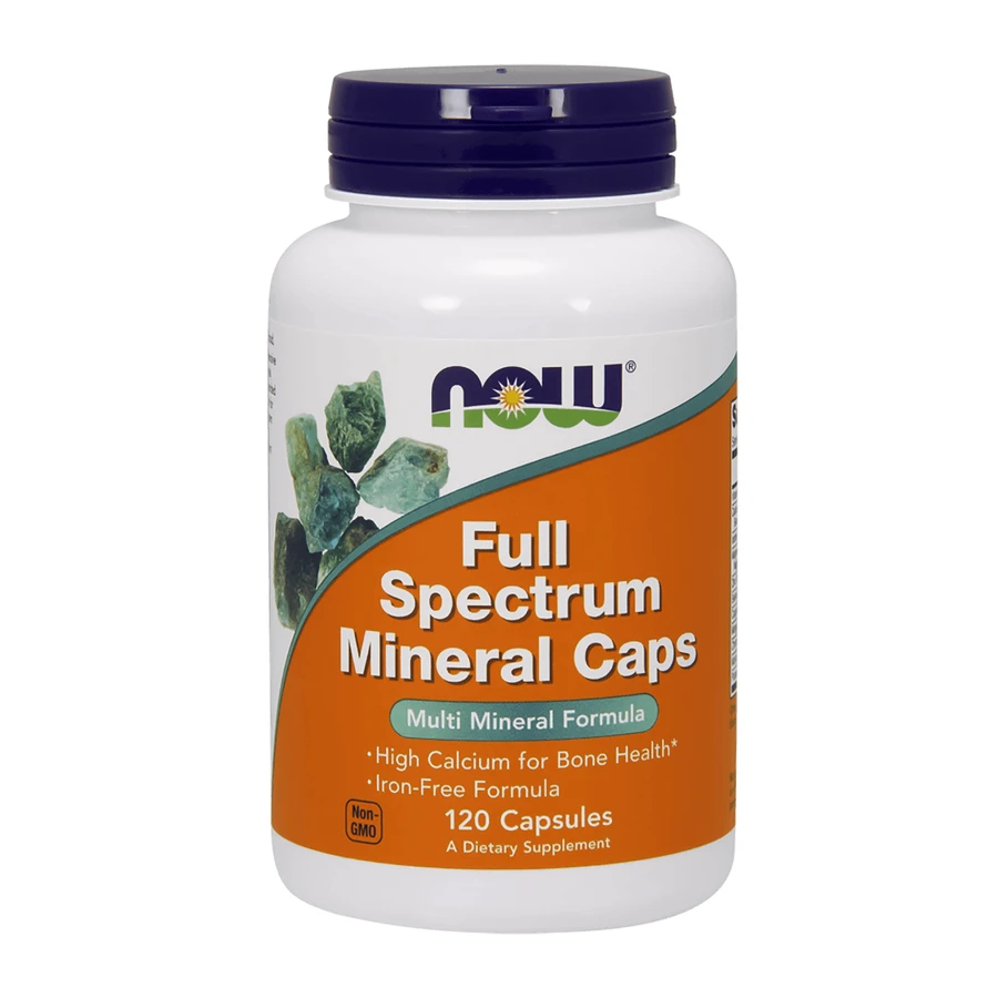 Now Foods Мінеральні капсули повного спектру, 120 капсул: ціни та характеристики