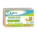 Беруші з кольорового поролону для вух, 6 шт, Quies