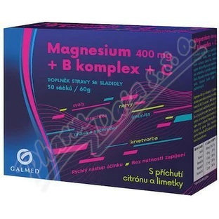 Galmed Магній 400 мг + комплекс В + С 30 пакетиків