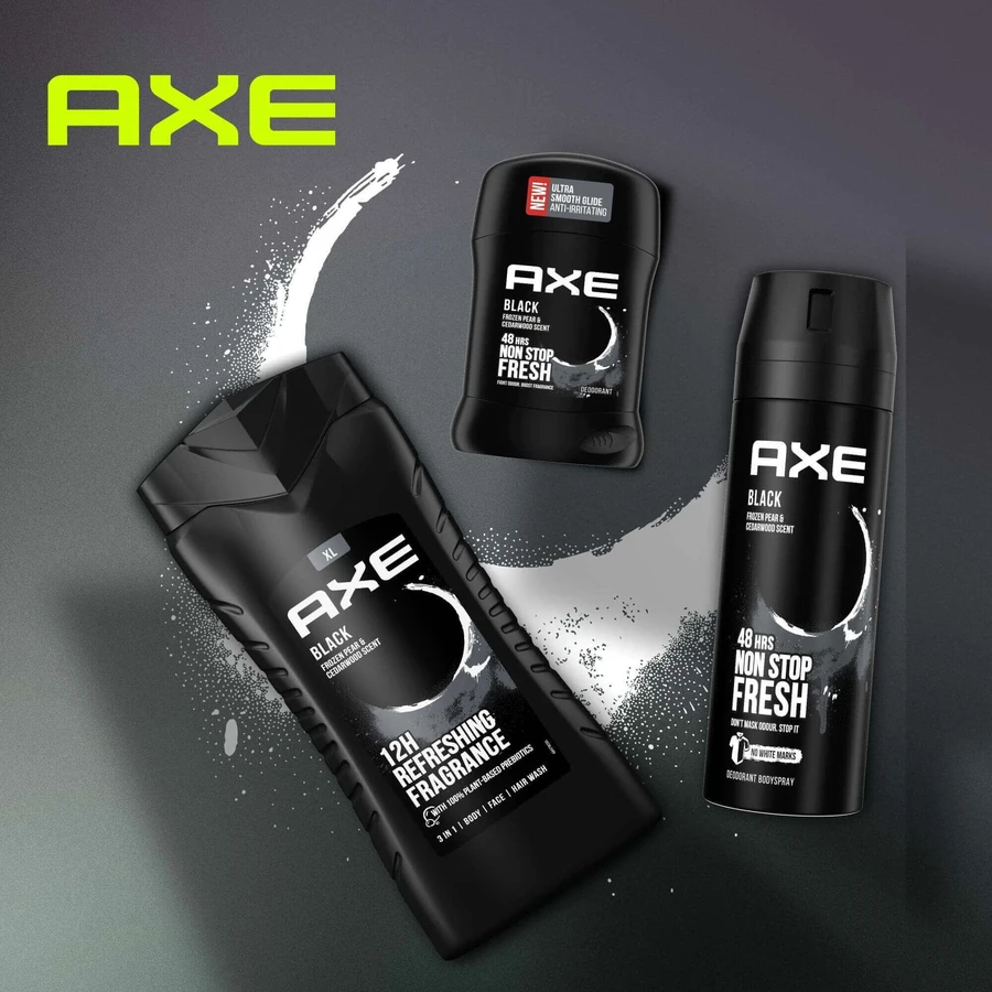 Axe Black дезодорант-спрей для чоловіків 150 мл: ціни та характеристики