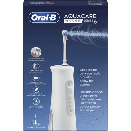 Душ для полости рта Oral-B Aquacare 6 Pro Expert: цены и характеристики