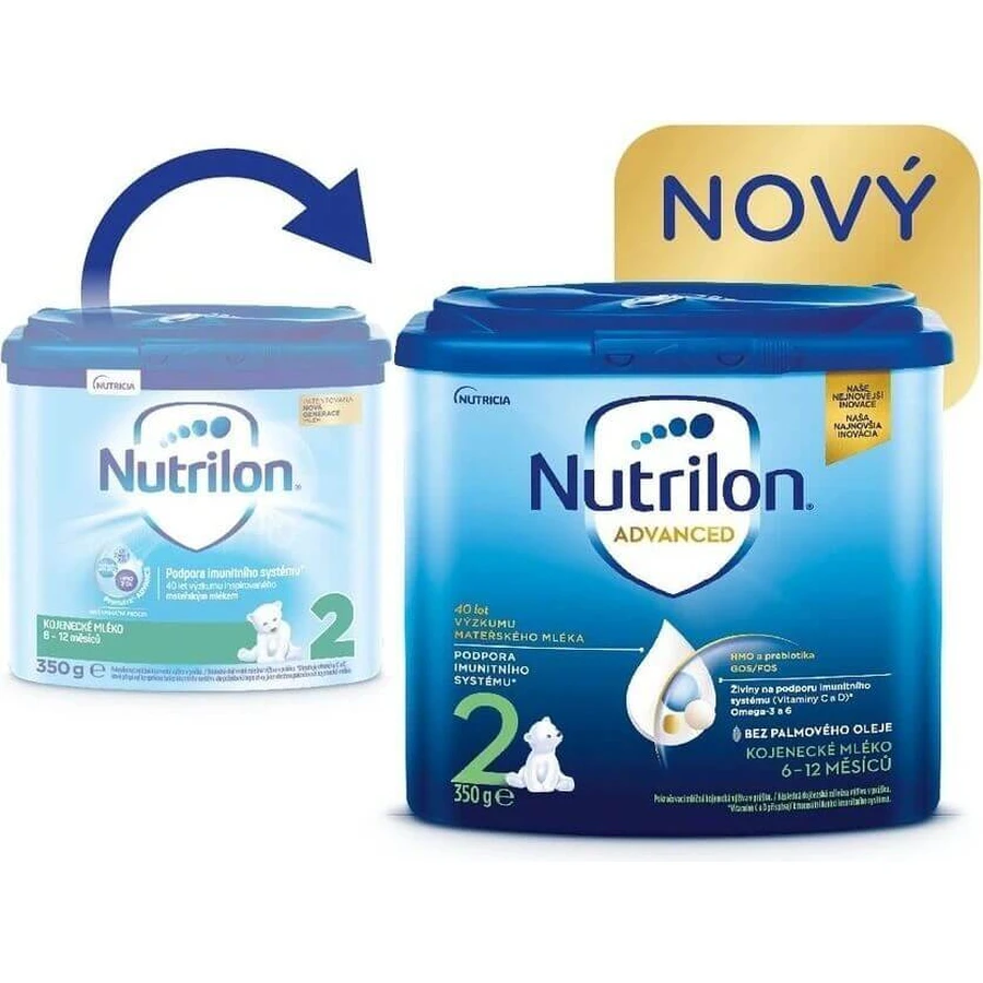 Nutrilon Advanced 2 1×350 г, молочная смесь: цены и характеристики