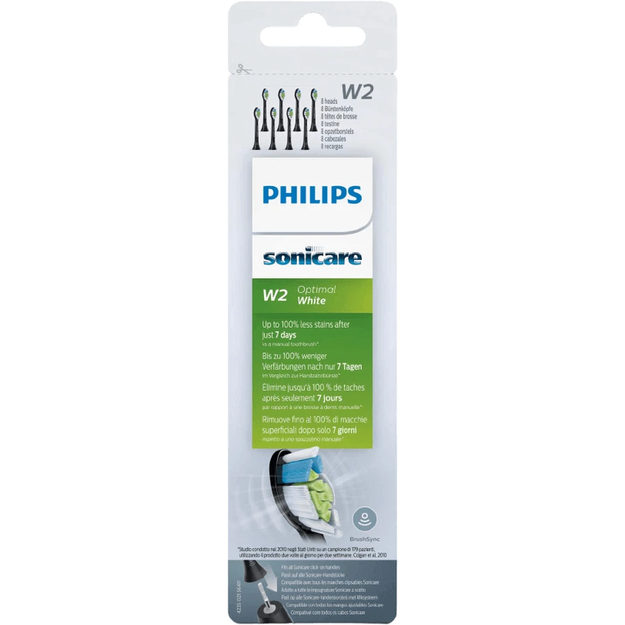 Philips Sonicare OptimalWhite HX6068/13 черный 8 шт.: цены и характеристики
