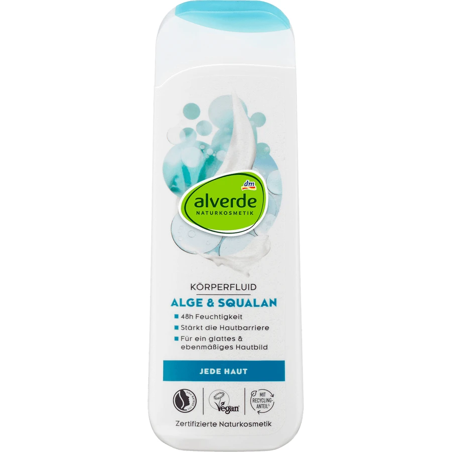 Флюид для тела Alverde Naturkosmetik Alge & Squalan, увлажняющий, 250 мл: цены и характеристики