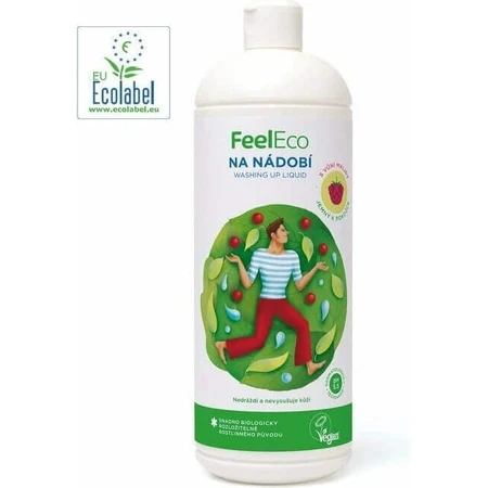 Feel Eco Жидкость для мытья посуды малина 1×1000 мл, жидкость для мытья посуды: цены и характеристики
