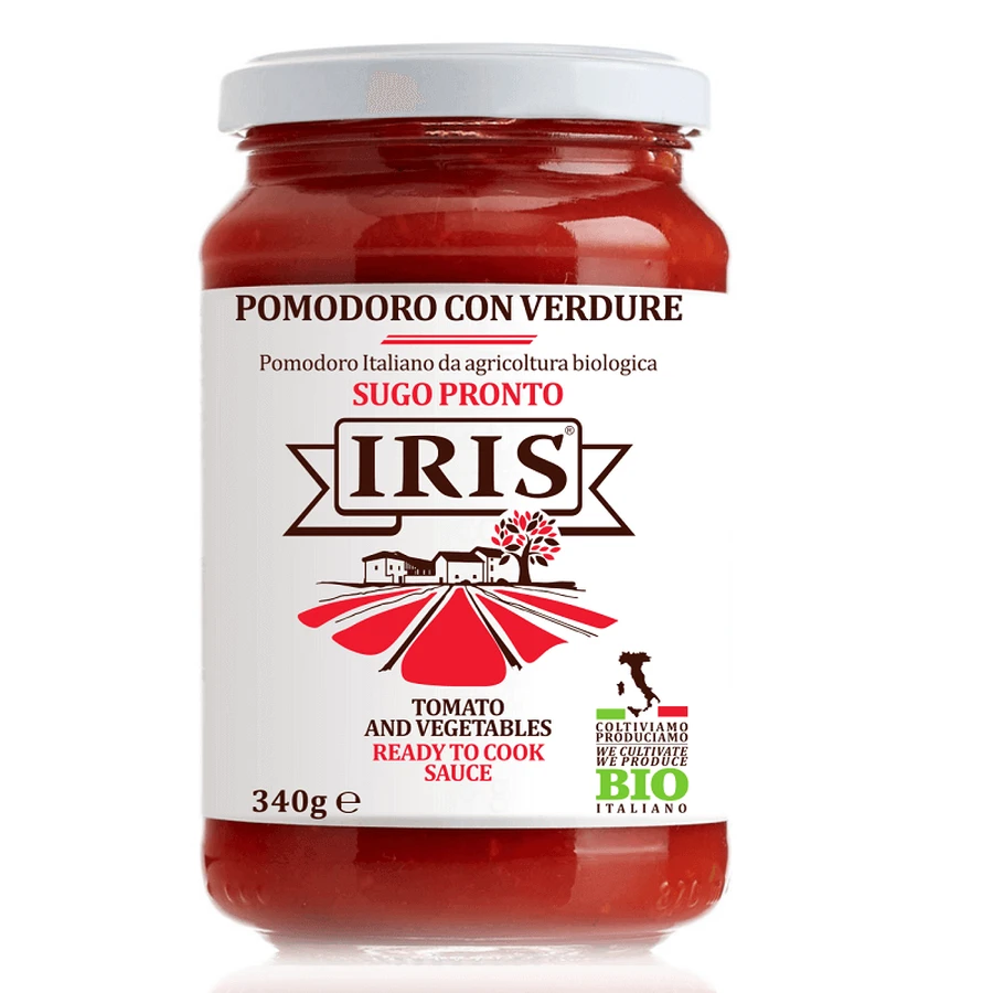 Органический томатный соус с овощами, 340 г, Iris Bio: цены и характеристики