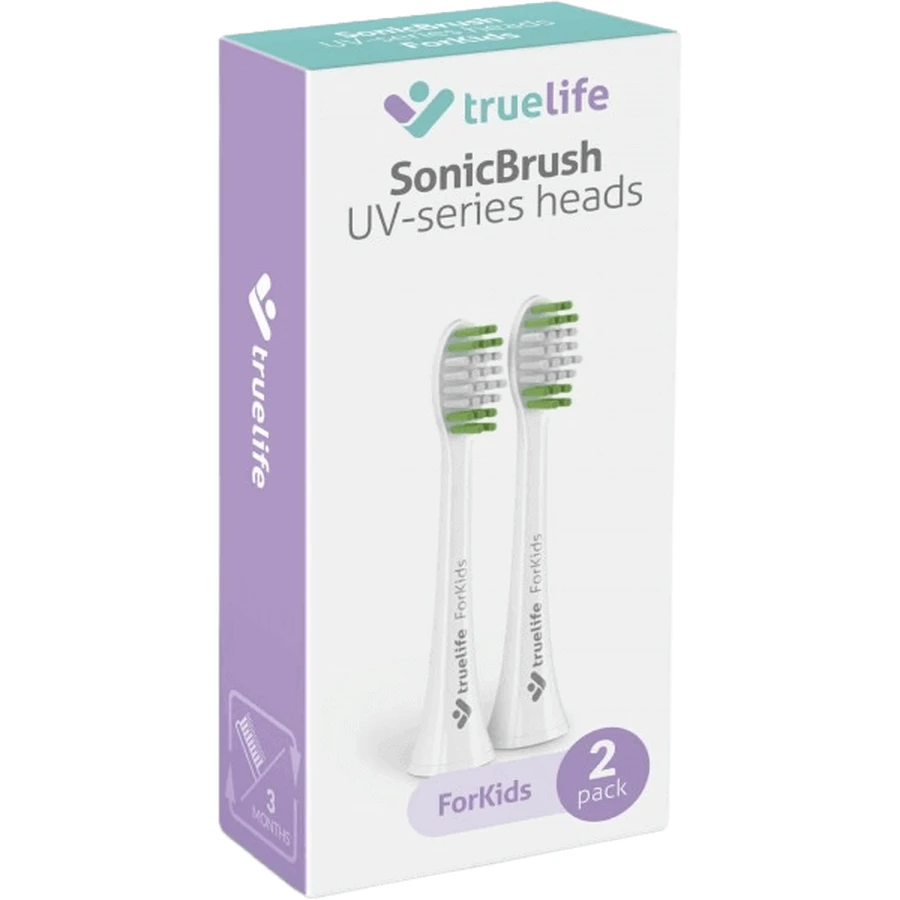 TrueLife SonicBrush УФ-насадки серии ForKids белые Duo Pack Сменные насадки 2 шт.: цены и характеристики