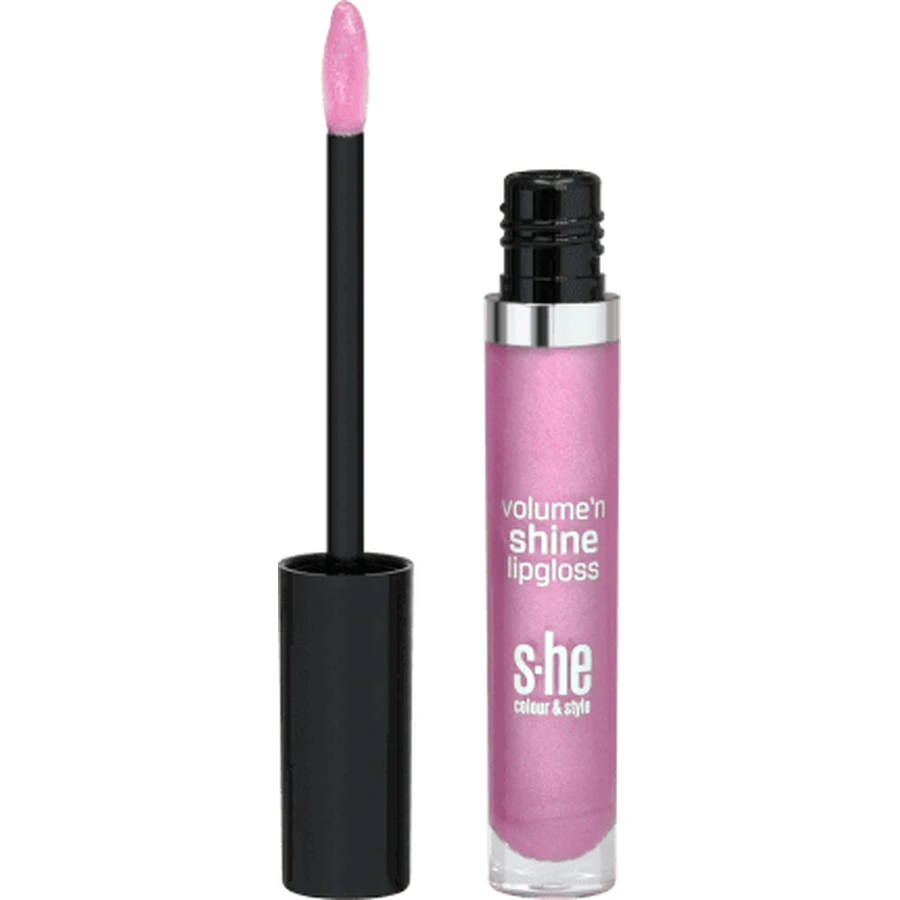 Блиск для губ She colour&style Volume'n shine 340/015, 5,2 г: ціни та характеристики