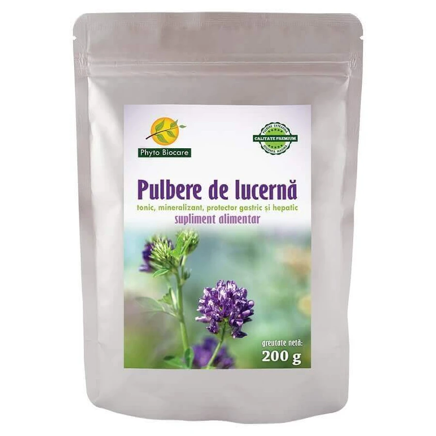 Люцерновий порошок, 200 г, Phyto Biocare: ціни та характеристики