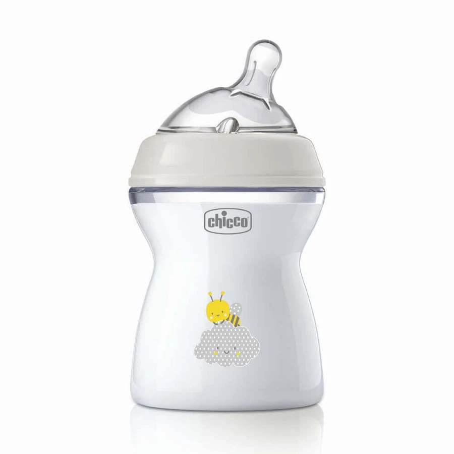 Бутылочка PP Natural Feeling, +2 месяца, унисекс, 250 мл, Chicco: цены и характеристики