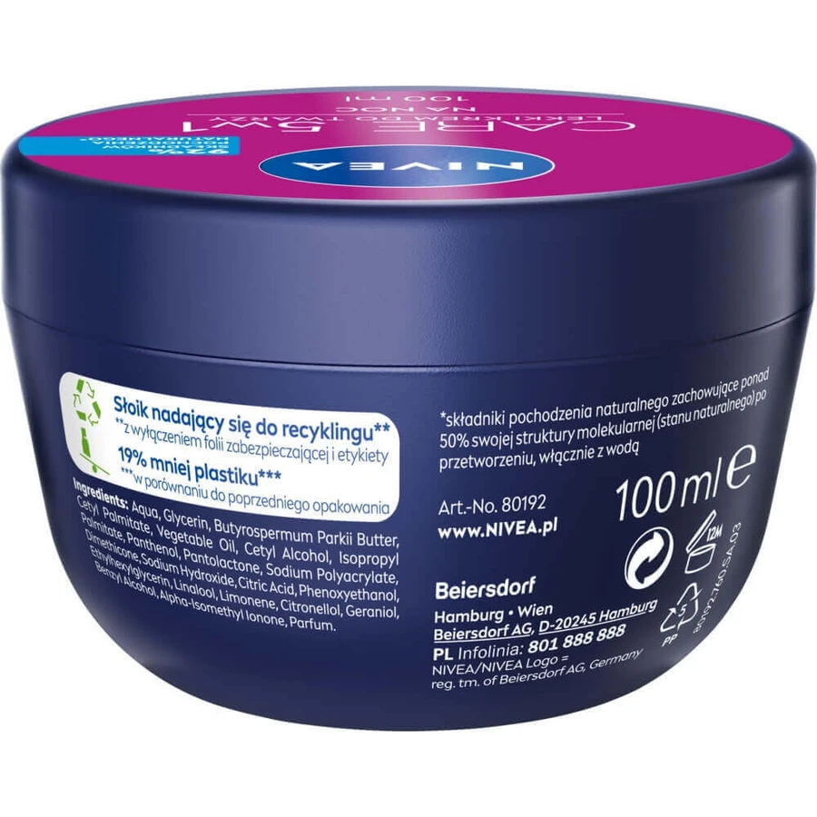 Nivea Care 5в1 Легкий нічний крем, 100 мл: ціни та характеристики