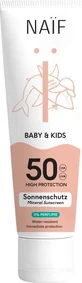 NAÏF Захисний сонцезахисний крем SPF 50 для дітей та немовлят без віддушки 1×100 мл, сонцезахисний
