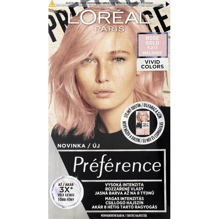 L'Oréal Paris Préférence Vivid Colors перманентная краска для волос 9.213 Melrose 150 мл: цены и характеристики