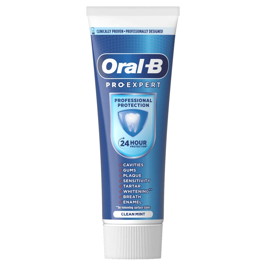 Зубна паста Oral-B Pro-Expert Професійний захист, 75 мл ЗАБРУДНЕНА УПАКОВКА: ціни та характеристики