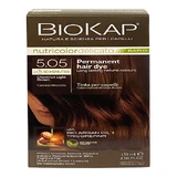 Nutricolor перманентная краска для волос Nutricolor, Светло-коричневый сатин 5.05, 140 мл, 140 мл, Biokap