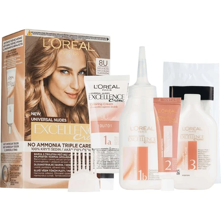 L'Oréal Paris Excellence Universal Nudes Excellence 8U Перманентная краска для волос: цены и характеристики