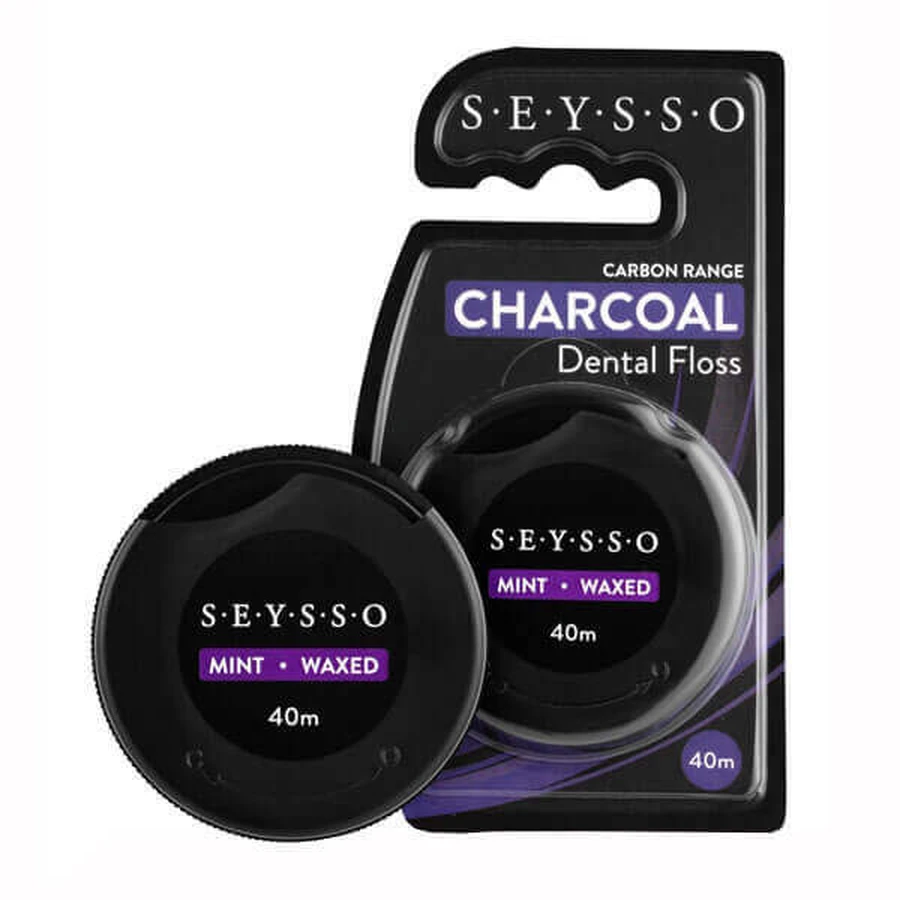 Seysso Carbon, ніть для зубів з активним дентином, вощена, коса, 40 м: ціни та характеристики