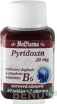 MedPharma ПІРИДОКСИН 20 мг (вітамін В6) 1×37 табл. по 30+7 безкоштовно