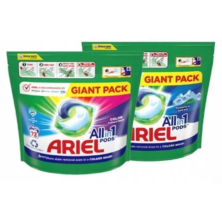 Ariel All-in-1 PODS Color, гелевые капсулы для стирки, 72 капсулы для стирки 1×72, гелевые капсулы для стирки
