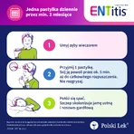 Комплекс Polski Lek ENTitis Bactoblis для детей старше 3 лет, со вкусом тутти фрутти, 30 пастилок: цены и характеристики