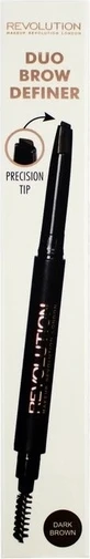 Олівець для брів Revolution Duo Brown 1×1 шт