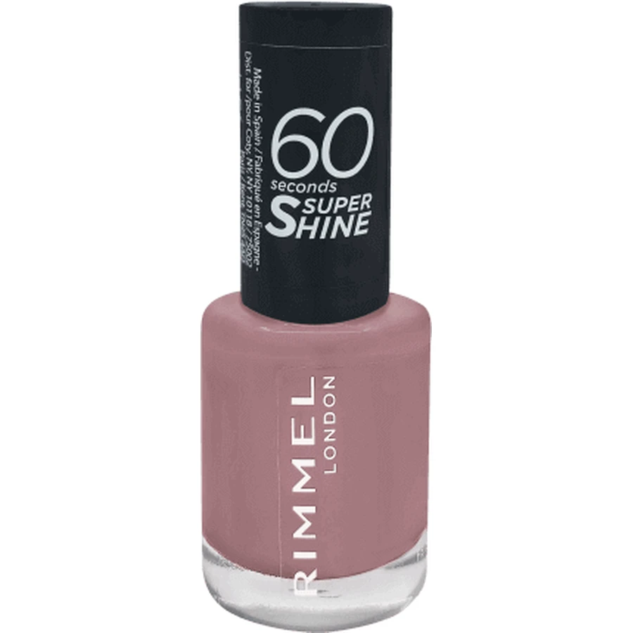 Rimmel London Лак для нігтів 60 Seconds Super Shine 230 Mauve під музику, 8 мл: ціни та характеристики