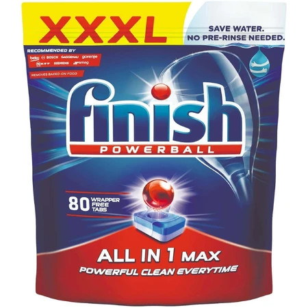 Finish All-in-1 Max Таблетки для посудомийних машин 80 шт.: ціни та характеристики