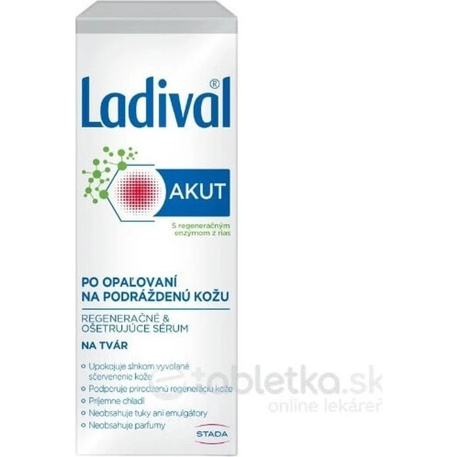LADIVAL Akut Face serum 1×50 мл, сироватка для обличчя після ошпарювання: ціни та характеристики