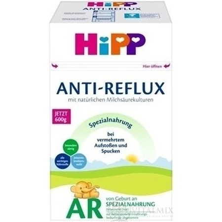 HiPP АНТИРЕФЛЮКС АР 1×600 г, дитяча молочна суміш з народження: ціни та характеристики