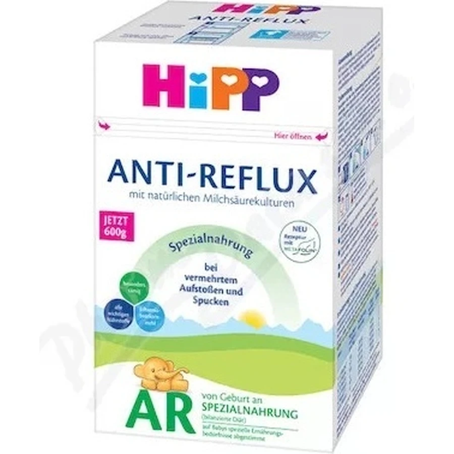 HiPP АНТИРЕФЛЮКС АР 1×600 г, дитяча молочна суміш з народження: ціни та характеристики