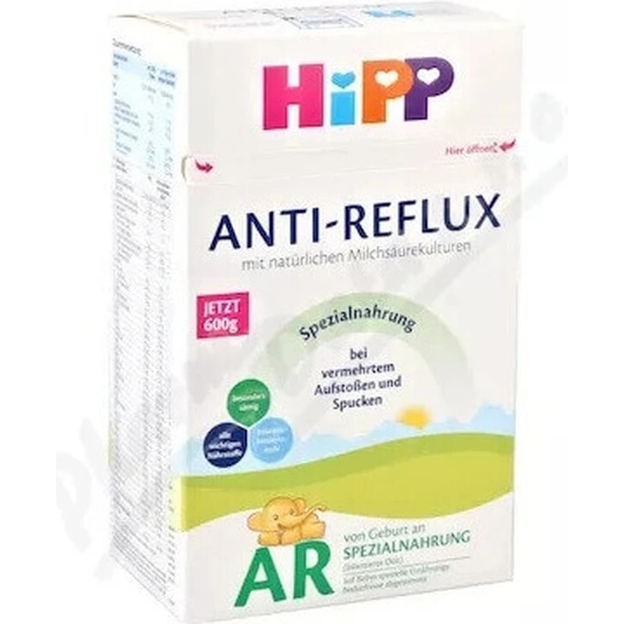 HiPP АНТИРЕФЛЮКС АР 1×600 г, дитяча молочна суміш з народження: ціни та характеристики