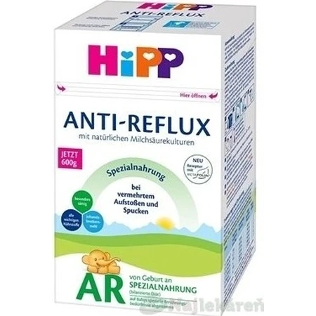 HiPP АНТИРЕФЛЮКС АР 1×600 г, дитяча молочна суміш з народження: ціни та характеристики