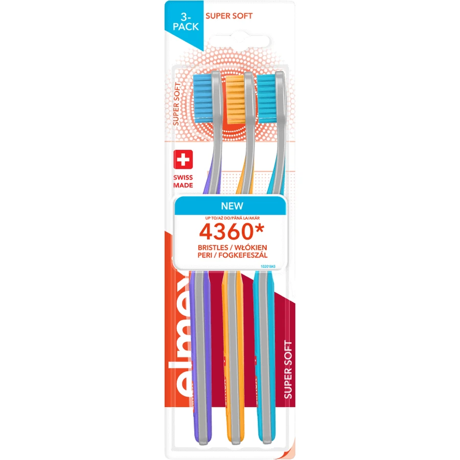 Зубная щетка Elmex Super Soft 3 шт: цены и характеристики