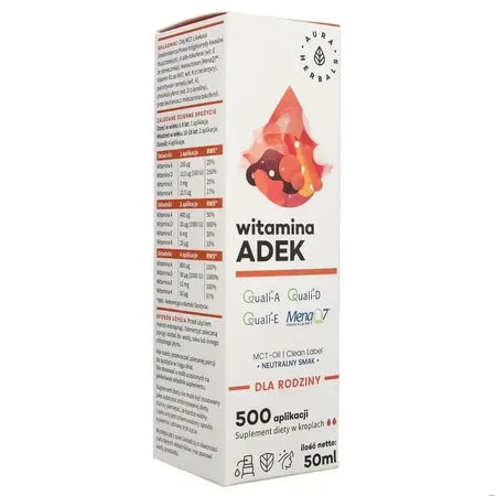 Aura Herbals Витамин АДЕК для семьи, капли, 50 мл: цены и характеристики