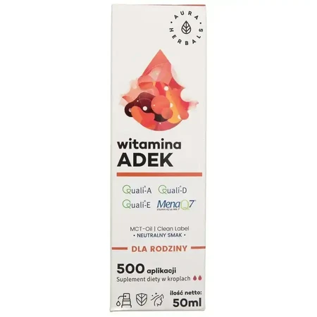 Aura Herbals Витамин АДЕК для семьи, капли, 50 мл: цены и характеристики
