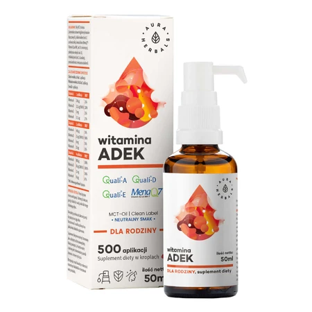 Aura Herbals Витамин АДЕК для семьи, капли, 50 мл: цены и характеристики