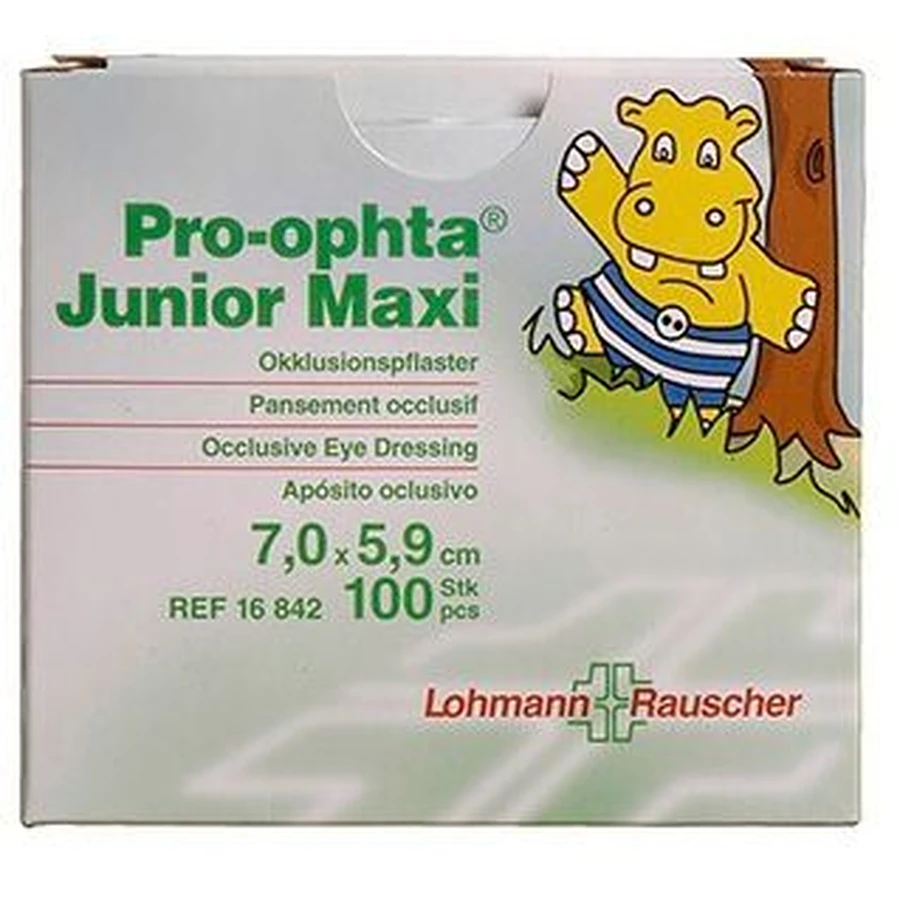 Lohmann&Rauscher Pro-ophta junior максі-накладка 7 х 5,9 см 100 шт.: ціни та характеристики