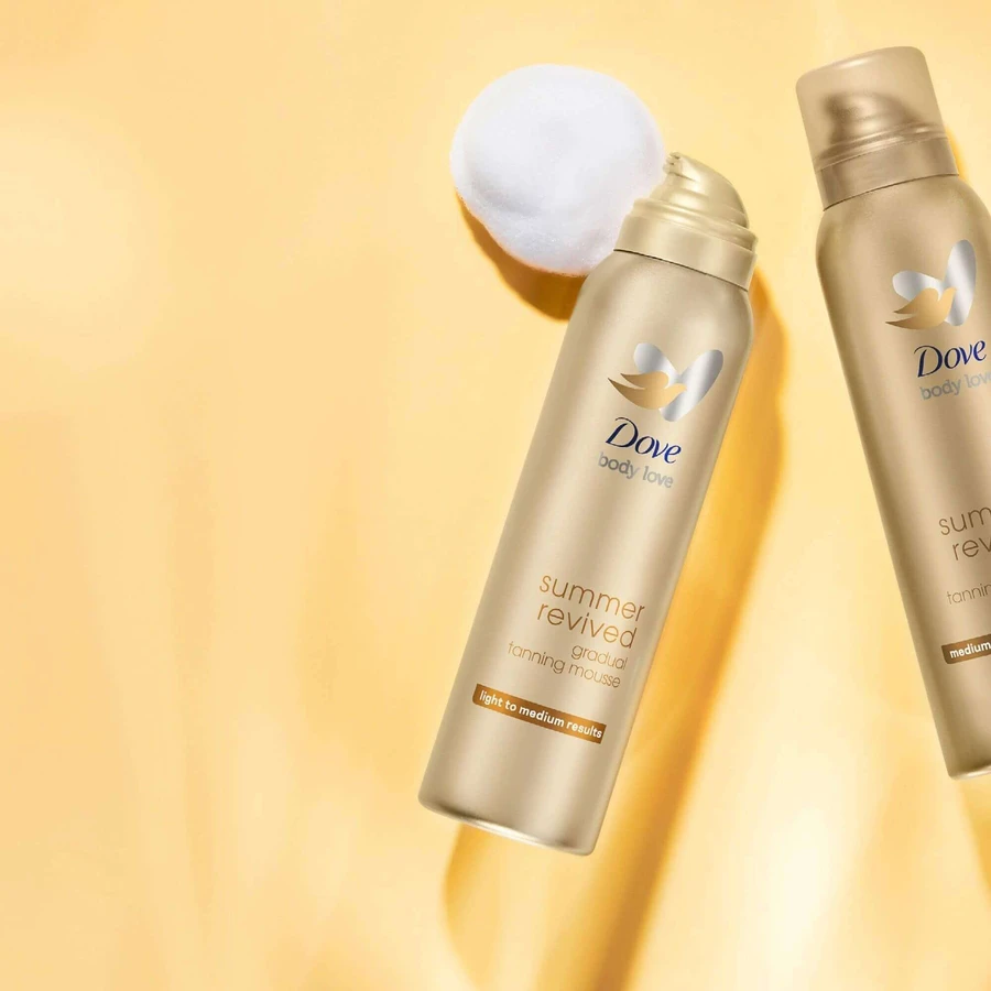 Dove Summer revived Піна для тіла-самозасмага від середнього до темного 150 мл: ціни та характеристики