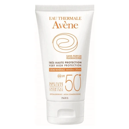 Минеральный солнцезащитный крем SPF 50+, 50 мл, Avene: цены и характеристики