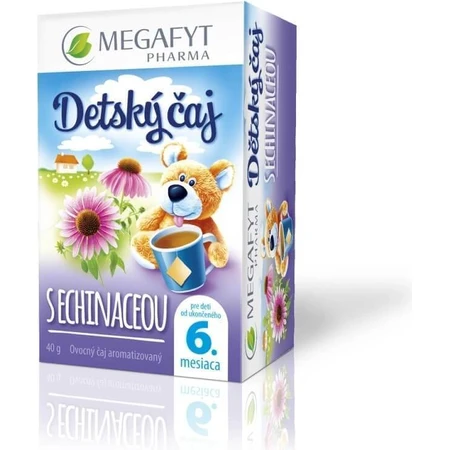 МЕГАФИТ Детский также С ЭХИНАЦЕЕЙ 20×2 г (40 г), фруктово-травяной также: цены и характеристики