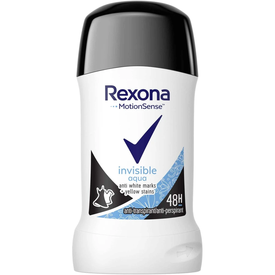 Твердий антиперспірант Rexona Invisible Aqua 40 мл: ціни та характеристики