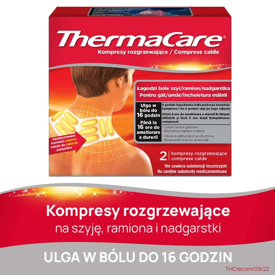 Компреси зігріваючі для шиї, рук та зап'ясть ThermaCare, 2 шт.: ціни та характеристики