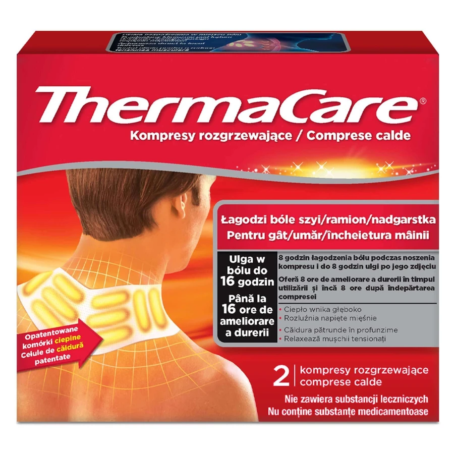 Компреси зігріваючі для шиї, рук та зап'ясть ThermaCare, 2 шт.: ціни та характеристики